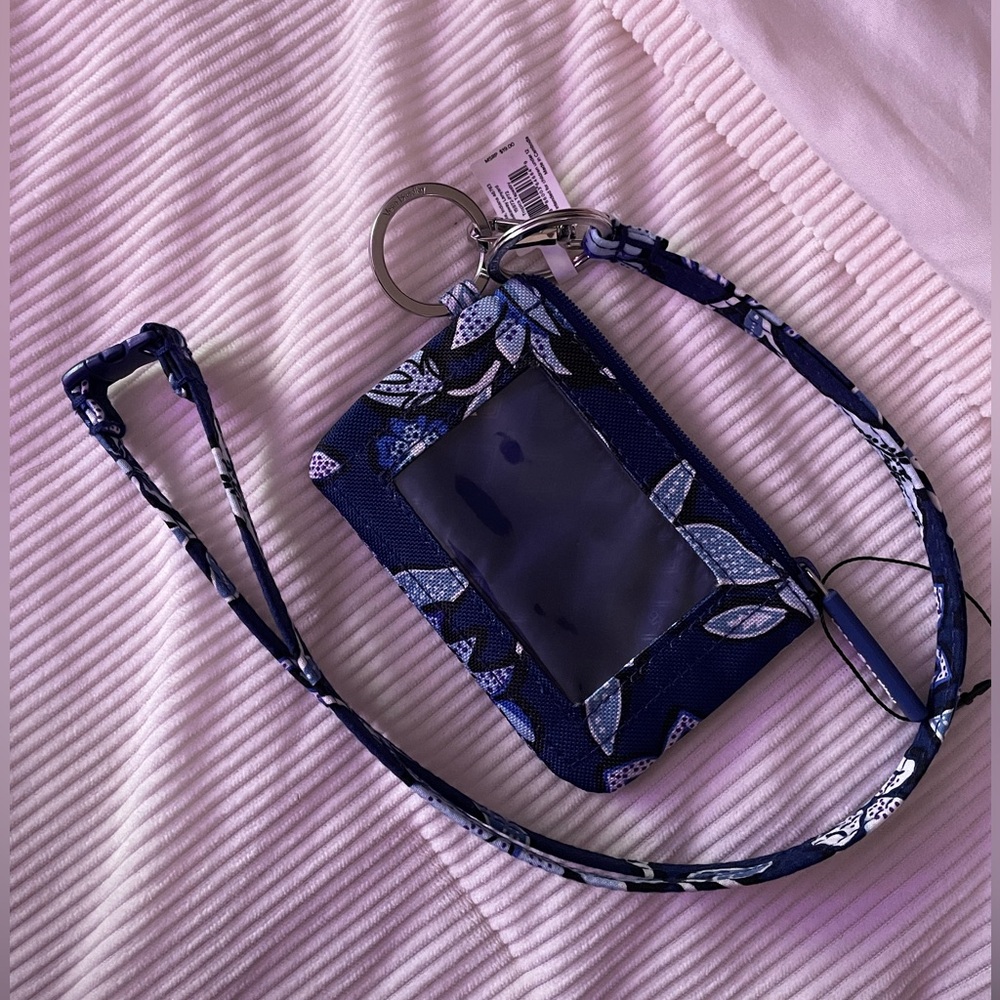 Vera Bradley Id Wallet and Matching Lanyard
